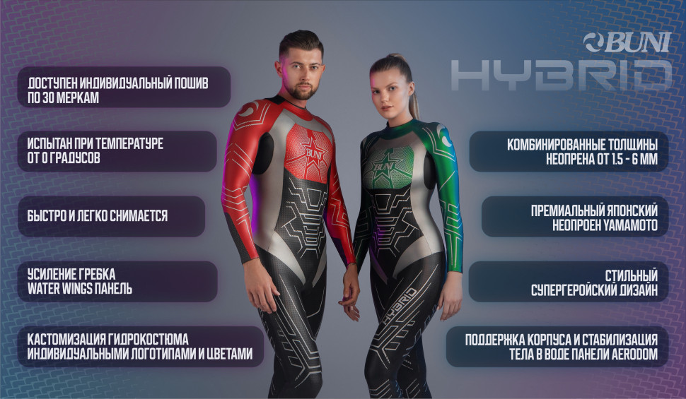 Гидрокостюм BUNI HYBRID (женский)