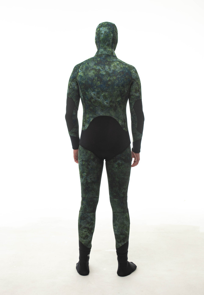 Гидрокостюм 7 мм AQUASTRETCH CAMO GREEN HAMMERFISH/ОТКРЫТАЯ ПОРА